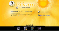 Desktop Screenshot of gillesvaliquette.com